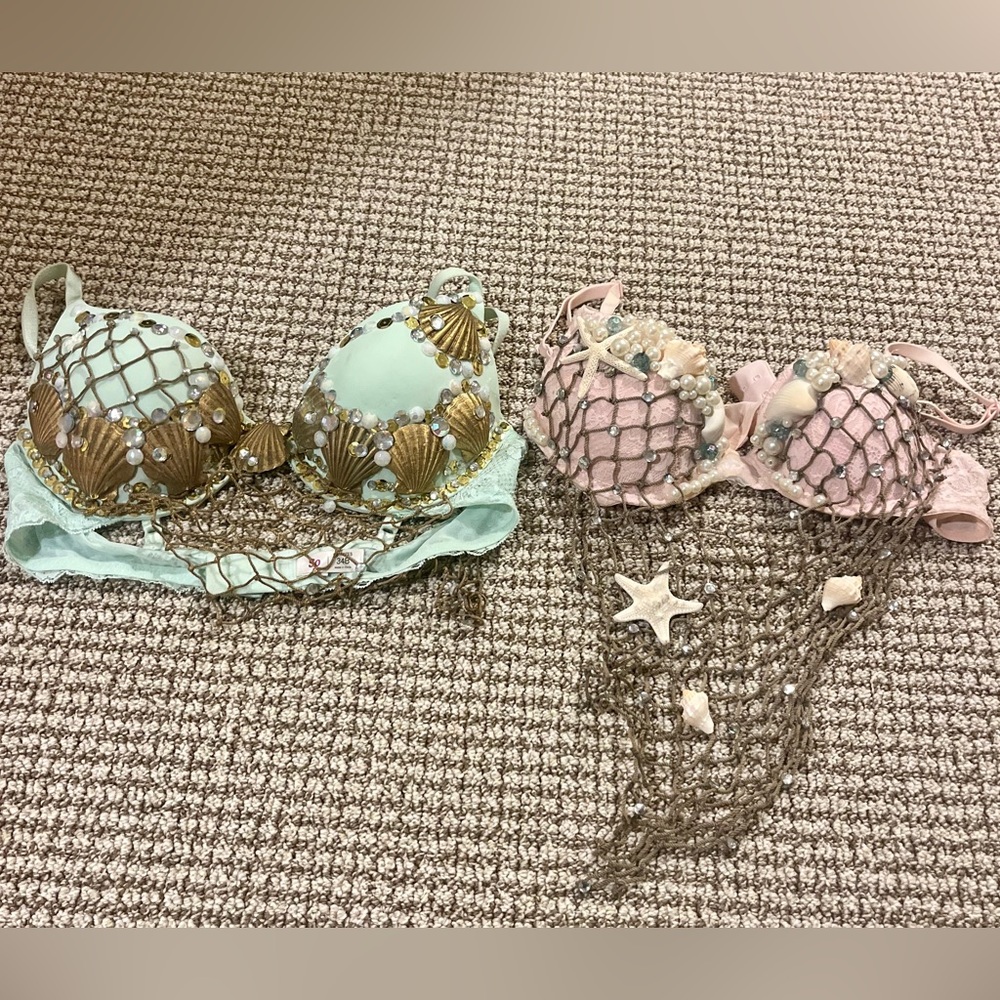 2 Mermaid Bras